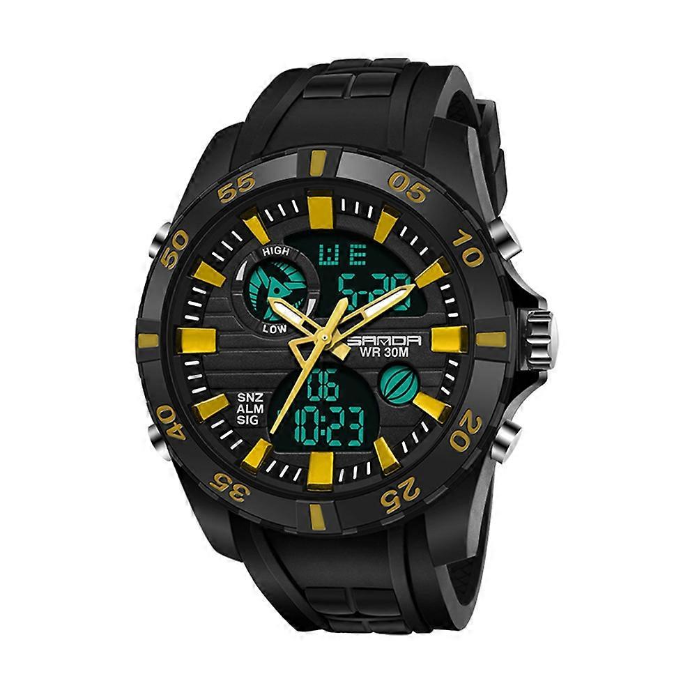 SANDA 791 Men ectronic Watch Yellow