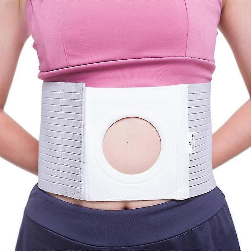Hernia Belt, Stoma Support Ostomy Hernia Belt For Colostomy Bag Abdominal Binder Lower Waist Support Belt Binding Support