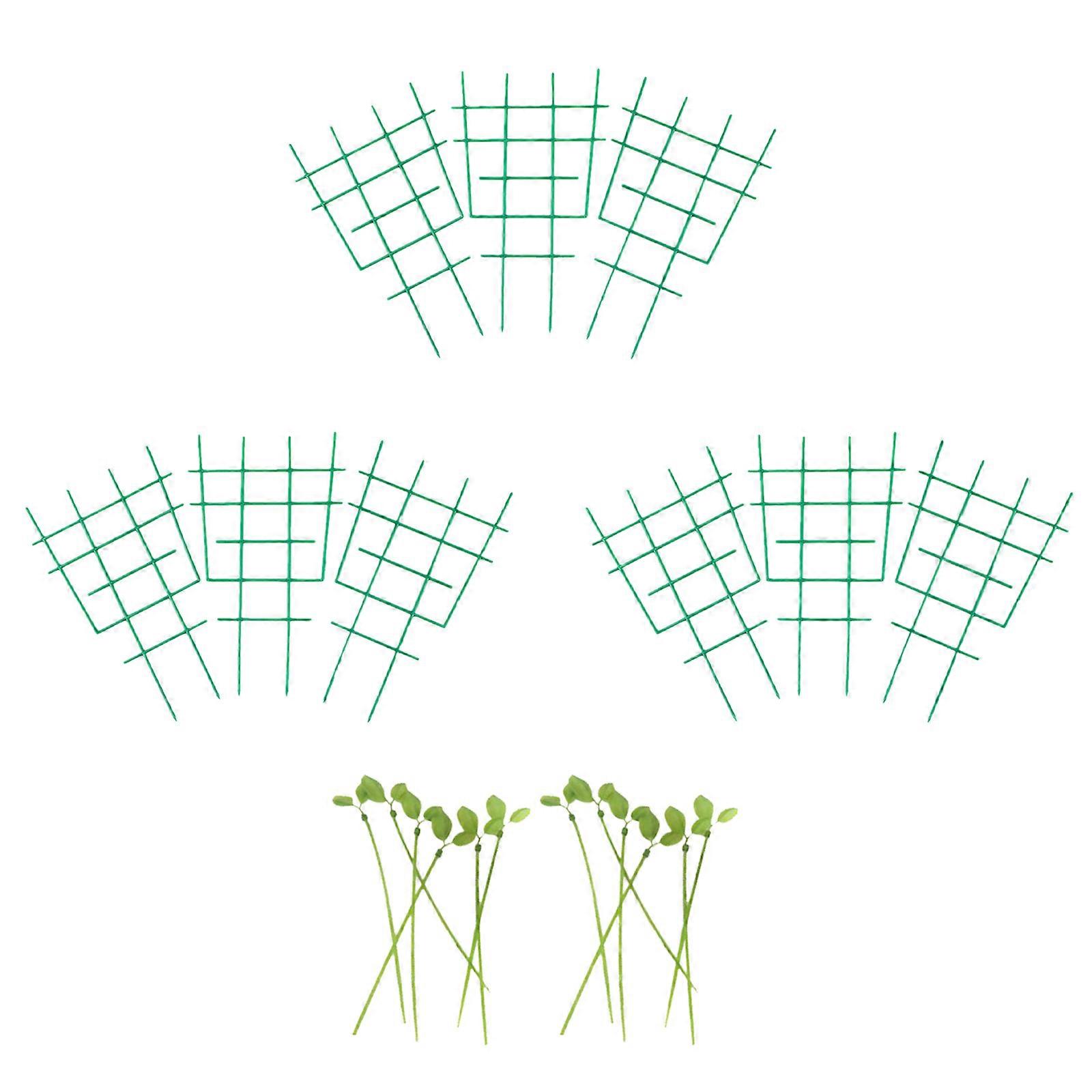 3PCS Trellis for Potted Plants, Mini Garden Trellis for Climbing Plants Stackable