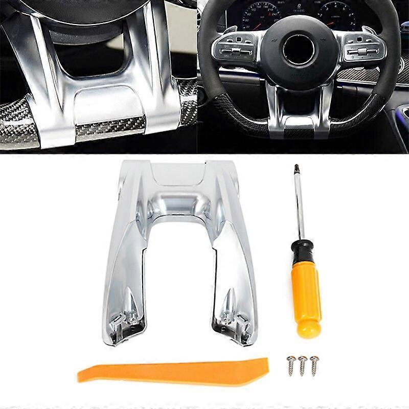 Car Steering Wheel Low Cover Plate For Mercedes Benz 2019 2020 Sport A Class W177 B Class W247 C Class W205 E Class W213 CLA GLB Vehicle Steering Whee
