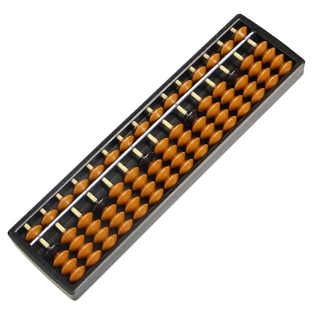 Plastic Abacus 15 Digits Arithmetic Tool Kid's Math Learn Aid Caculating Toys