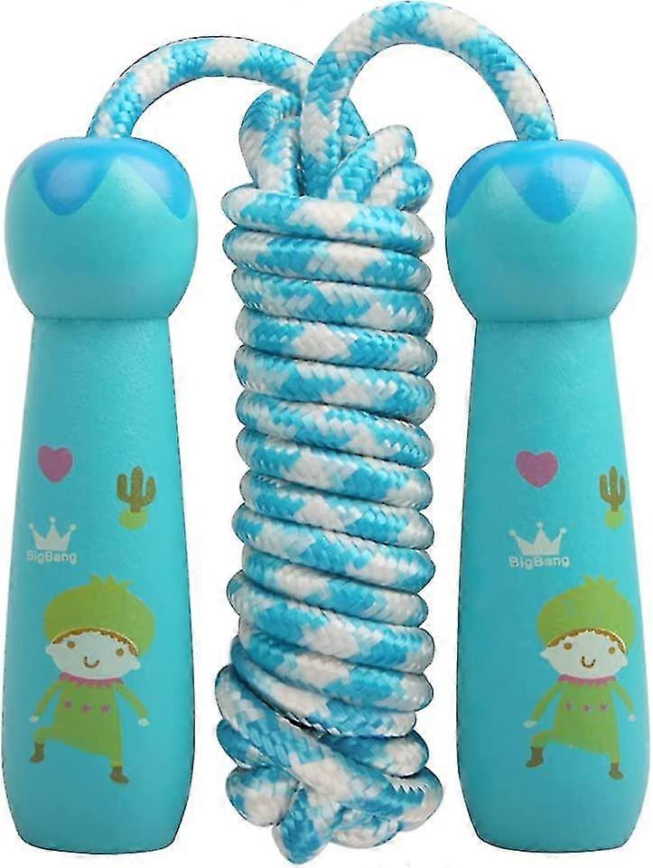 حبل القفز للأطفال ، حبل القفز القابل للتعديل للأطفال ، حبل القفز ، حبل القفز للأطفال ، مناسب للأنشطة الخارجية (أزرق)