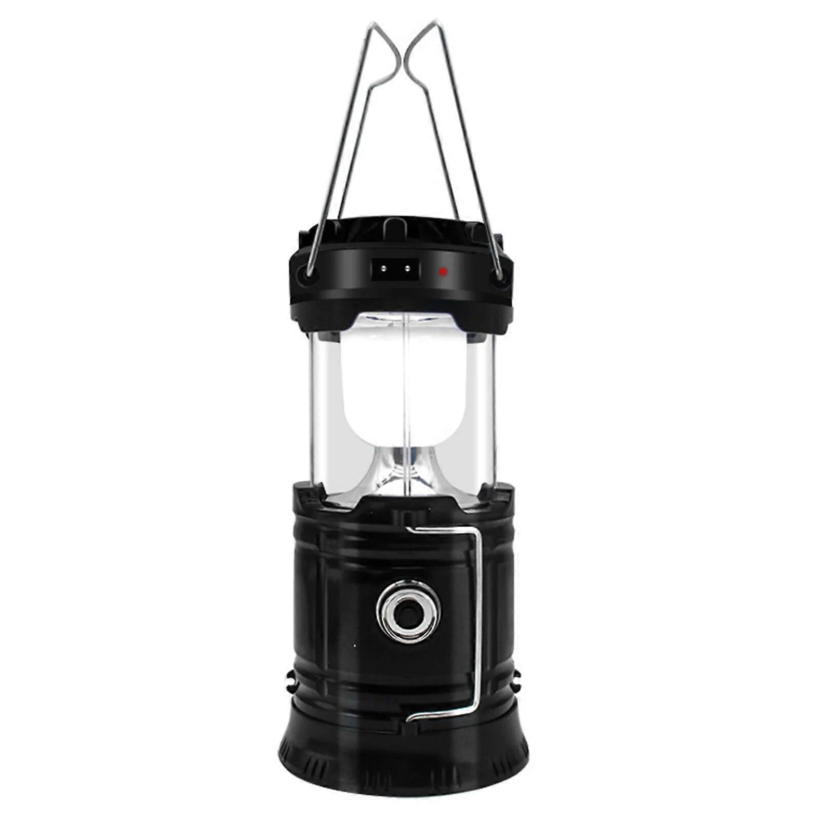 LED Camping Tent Lamp 3 Gears 3 in 1 Tent Emergency Lights USB Charging IPX45 Waterproof 5W Foldable Outdoor Lighting