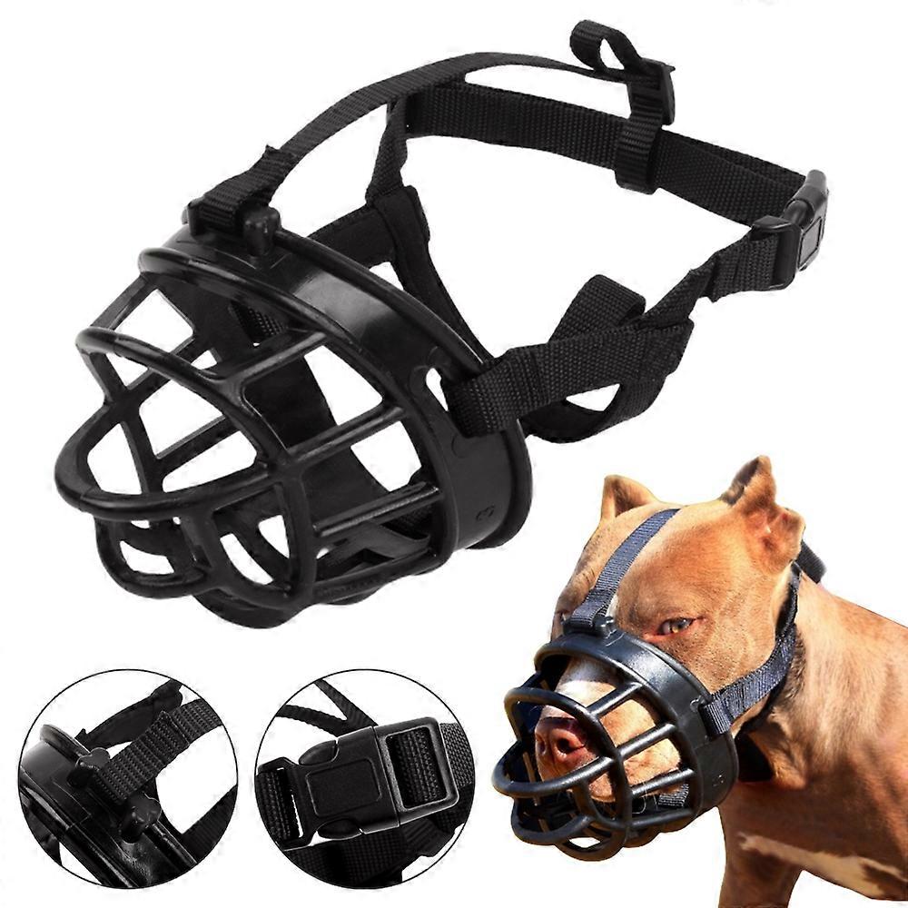 Dog Muzzle Basket Muzzle,Chewing & Scavenging, Cage Mouth Cover for Grooming & Training Medium, Large Aggressive Reactive Dog