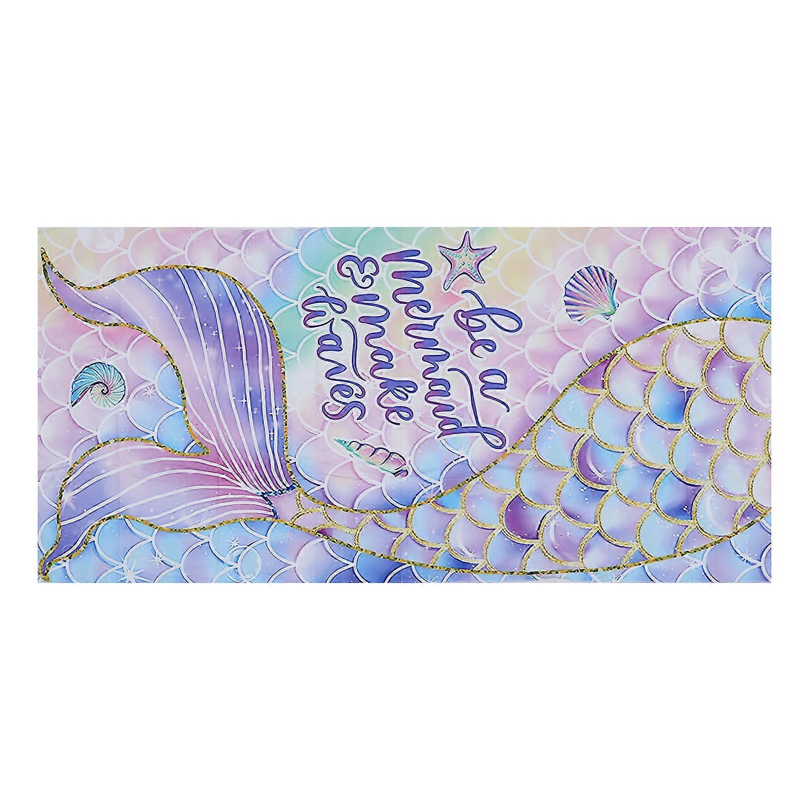 Mikrokuituinen rantapyyhe koristeellinen rantapyyhe kannettava kylpypyyhe ulkona