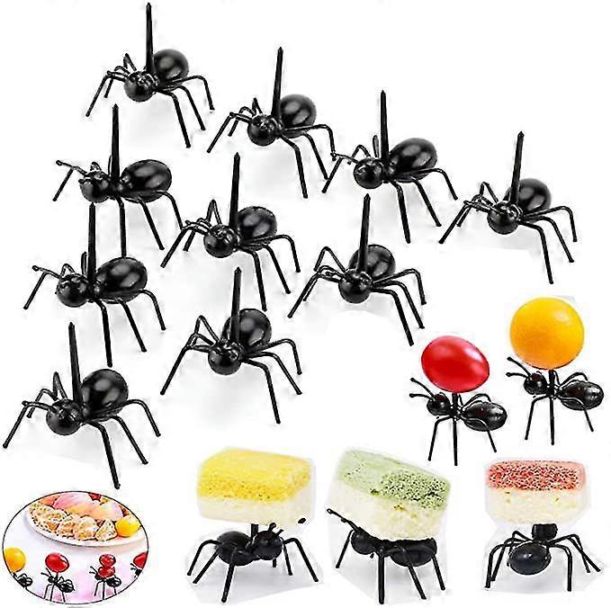 Ant Toothpicks Fruit Dessert Fork 24pcs