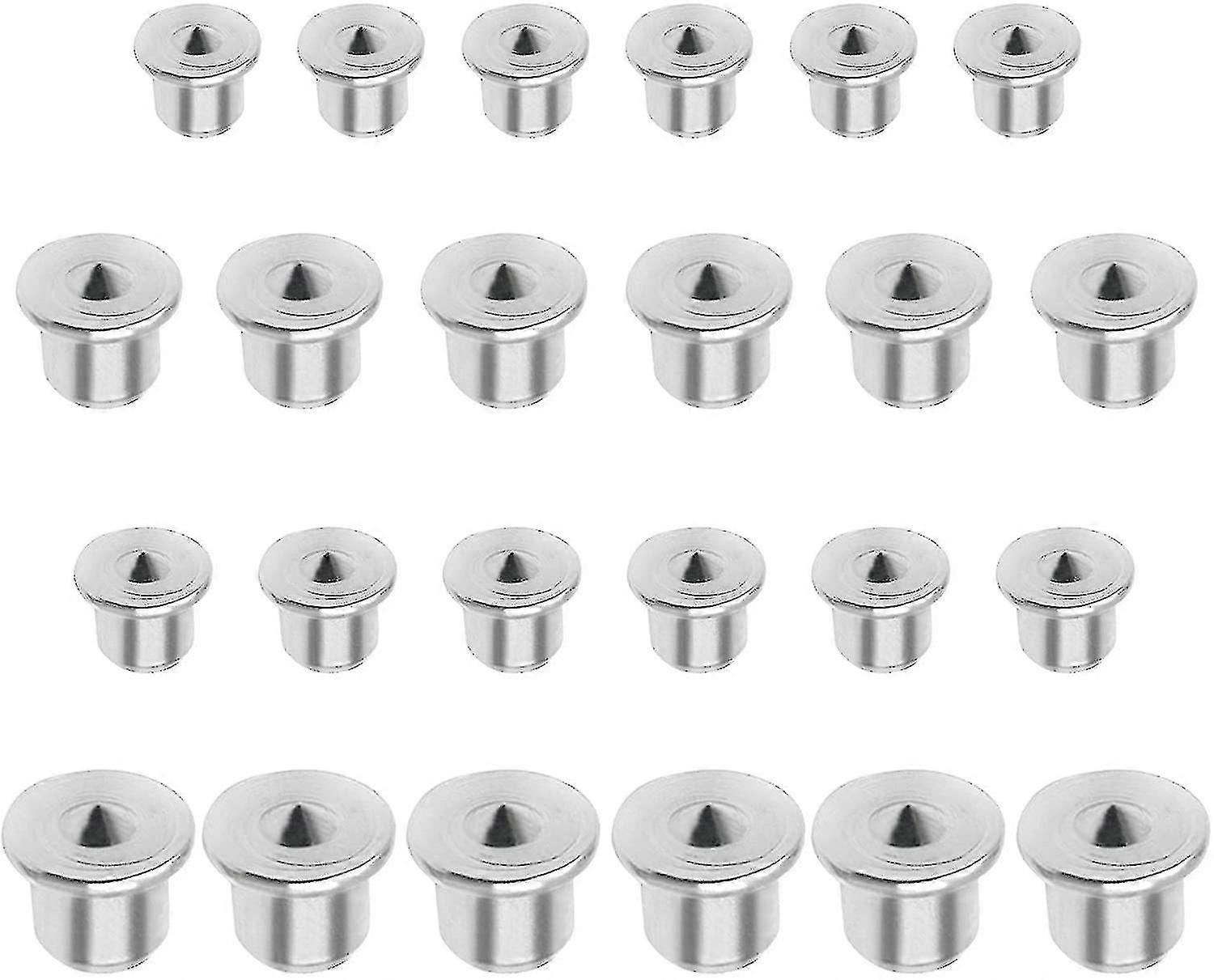 24 件木榫销标记，用于销榫指南销木工细木工（6mm、8mm、10mm、12mm）