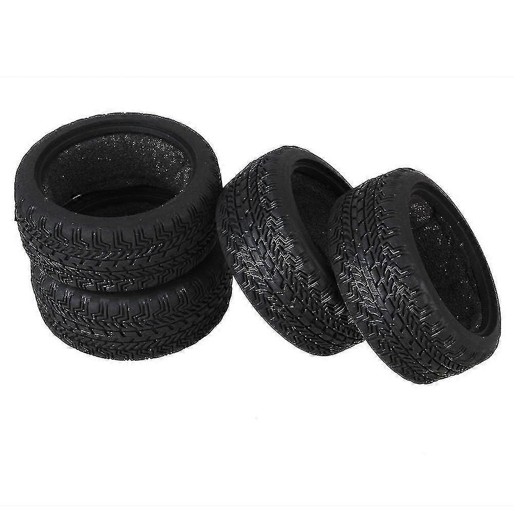 4pcs High Grip Rubber Tyre Spon Insert For Rc1:10 On- Car