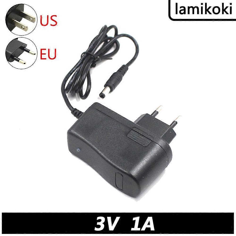Power Adapter DC 3V 1A AC 100-240V Converter With Female Power Supply Charger EU US Plug For 3 Volt Device