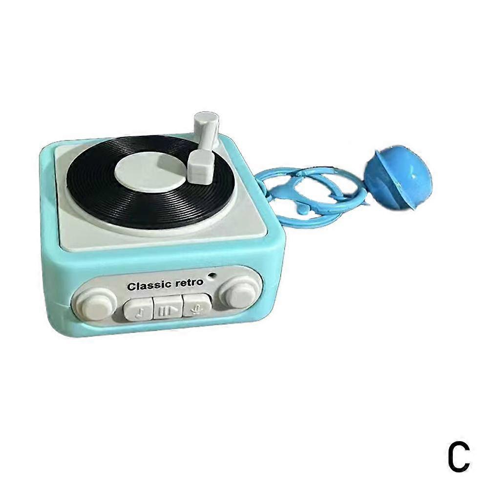 Retro Mini Audio Wireless Bluetooth Music Speaker Key Chai