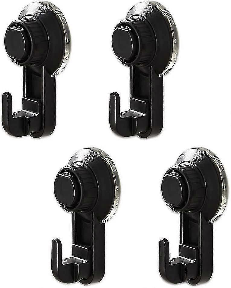 4 Pack  Gift Vacuum Suction Cup Hooks Strong Wall Suckers Hooks