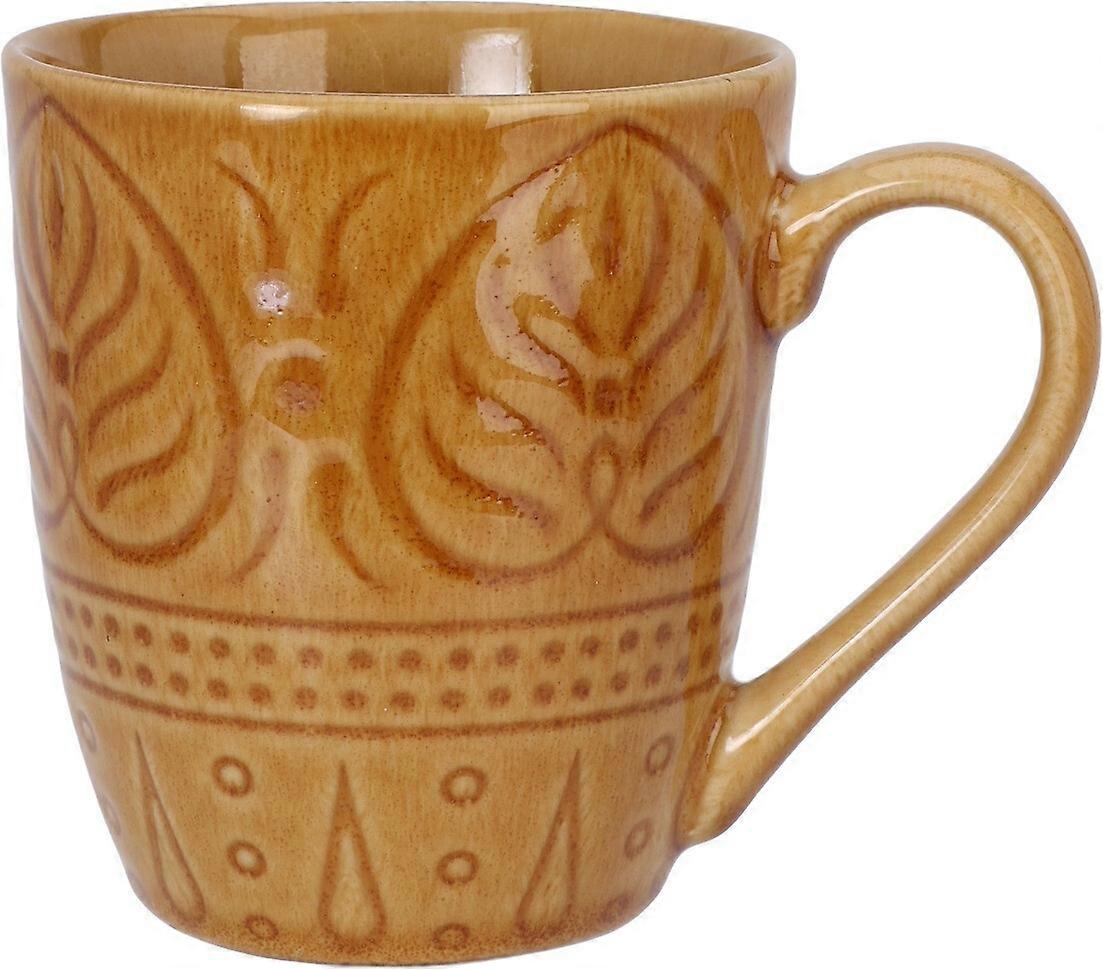 Mugg Brunorange Keramik 39 cl 4-pack