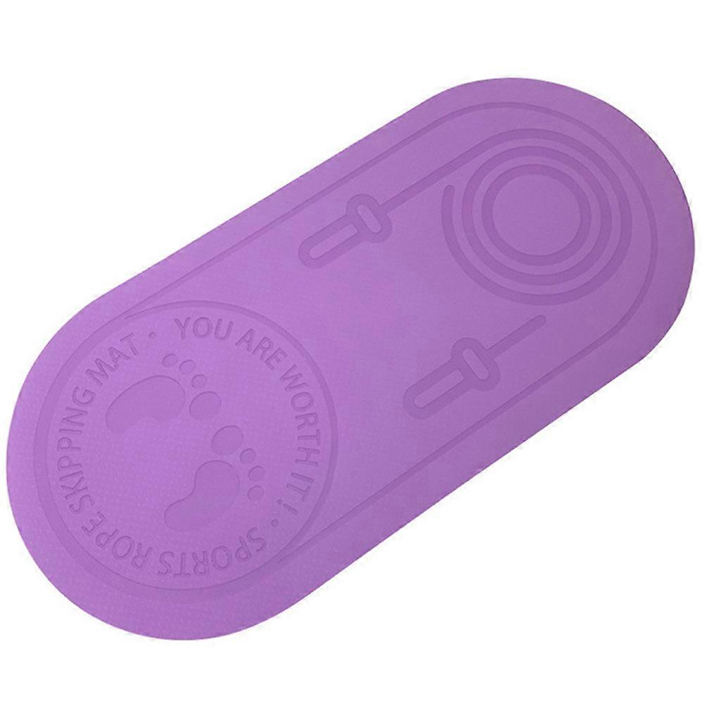 Rope Skipping Exercise Workout Mat - 6mm/8mm Thickened Mute Noise Reduction Jump Rope Mat, Durable and Non-Slip Mat, Suitable for Yoga and Pilates
