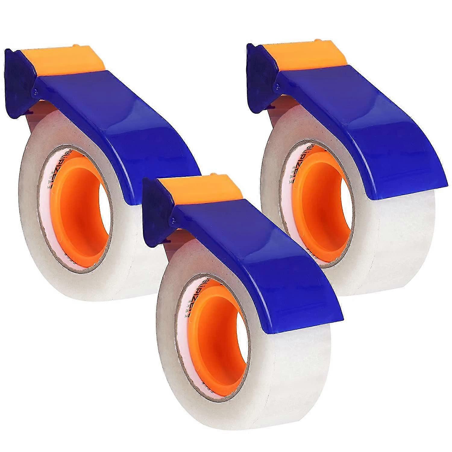 Paing Tape With Dispenser 3 Pas Shipping Tape With Dispenser 1.88" Shipping Paaging Tape Fits For Most 2" Wide Tape