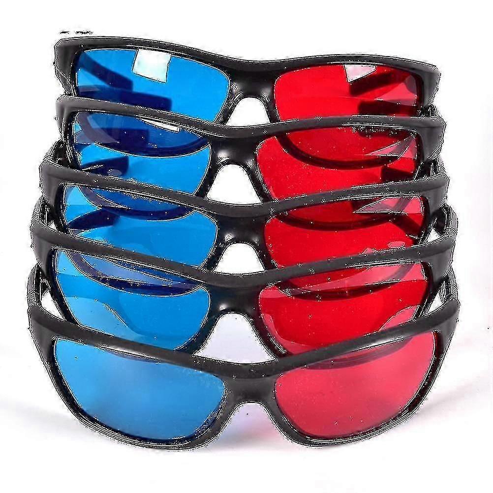 New Frame 3d Glasses For Dimensional Anaglyph Movie Game Dvd Sm1