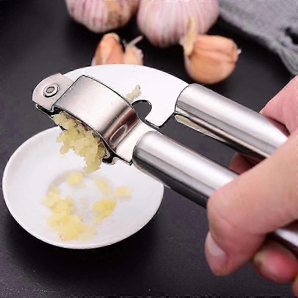 Premium Quality Garlic Press, Pull String Garlic Mincer Multifunction Garlic