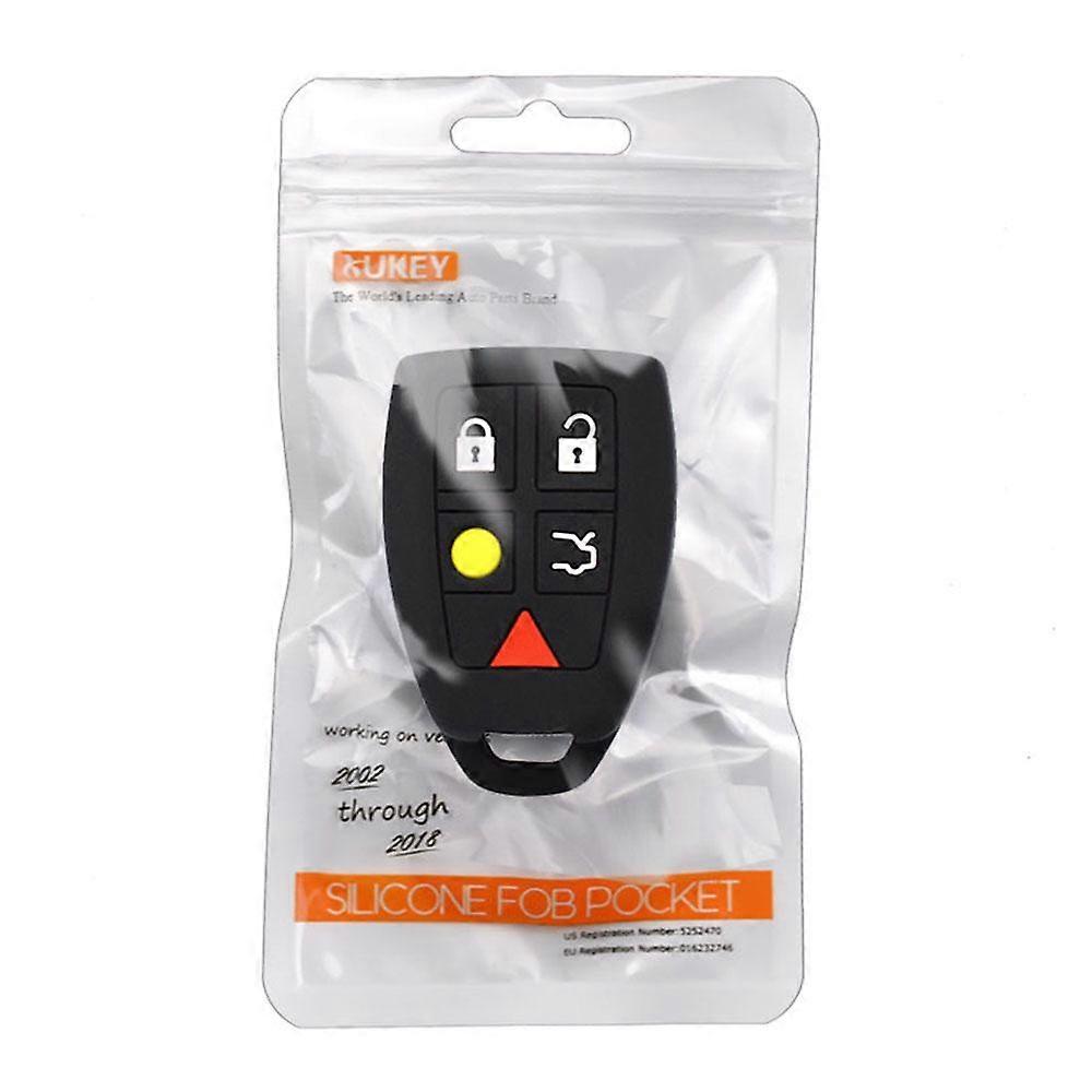 Silikon Autoschlüsseletui für Volvo C30 C70 S40 V50 2004 - 2007 Abdeckung Fernbedienung Fob Shell Jacke Hülle