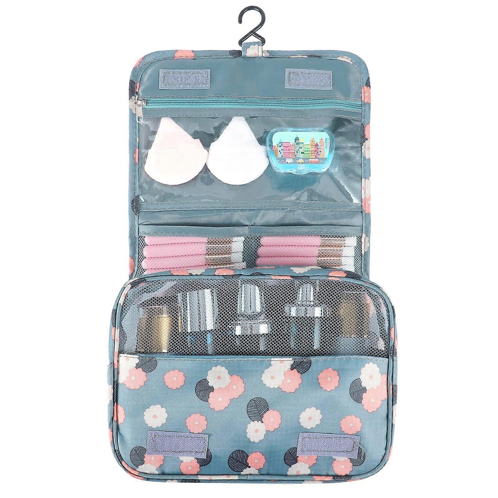 Hanging Multifunction Toiletry Bag for Travel Organization, Waterproof, Compact Size, Durable Material, Multiple Compartments