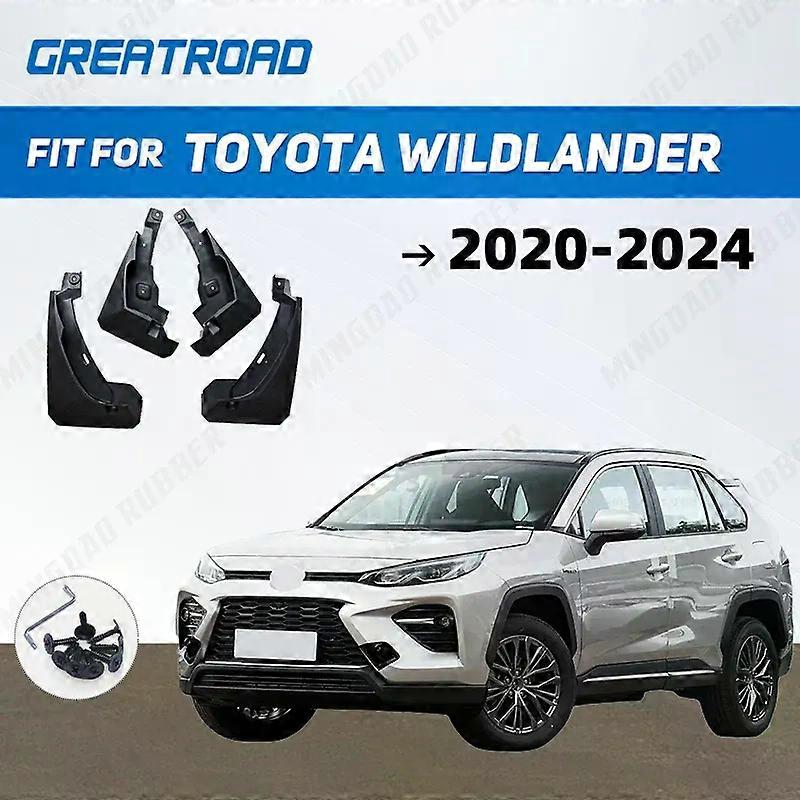 unique For Toyota Wildlander 2020-2024  2021 2022 2023 Fender Mudflaps Splash Guards  Mudguards Mud Flaps car Access