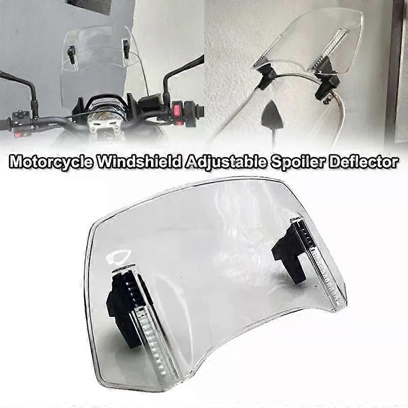 Fit compatible for R1200GS ADV R250GS F850GS F750GS G310GS G310R Universal Motorcycle Windshield Extension Adjustable Spoiler Deflector MAXP
