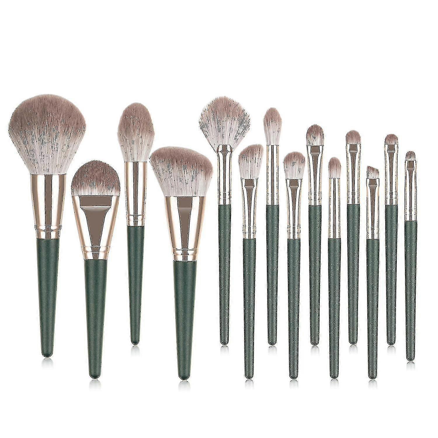 Makeup Brushes 14pcs Set with Bag Foundation, Powder & Blush Brushes