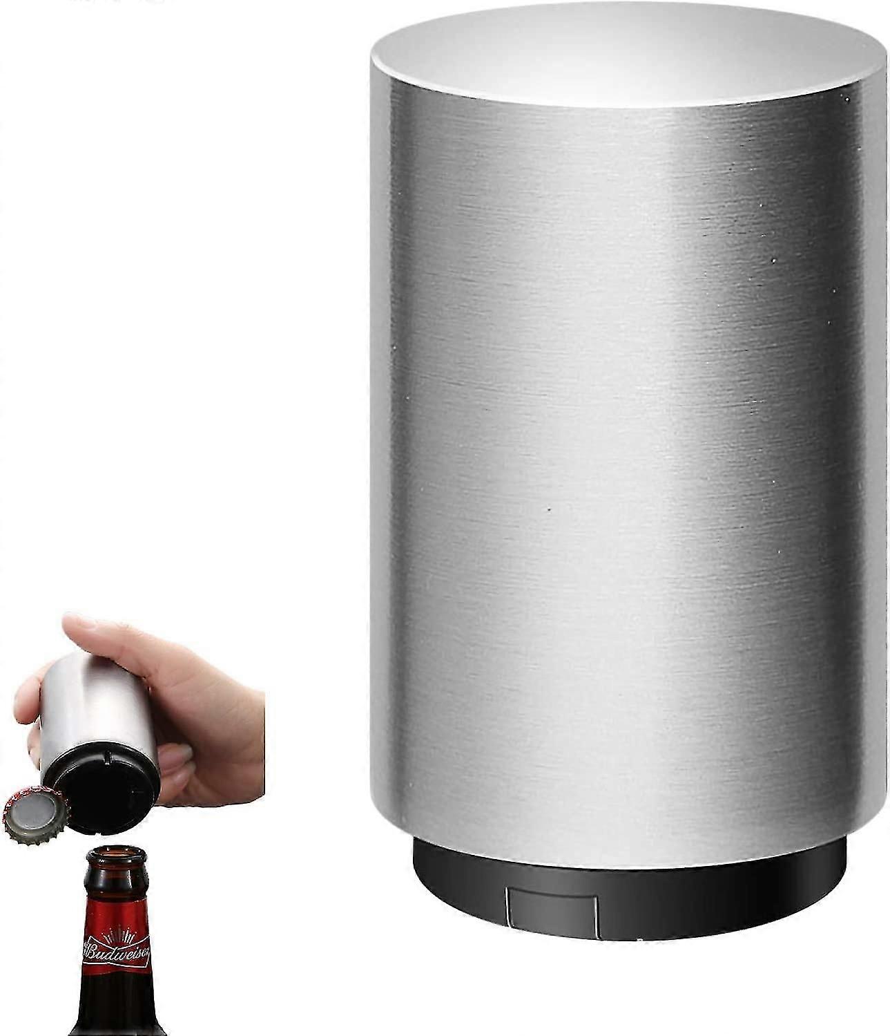 Automatic Beer Bottle Opener Magnetic Stainless Steeloriginal  (silver)