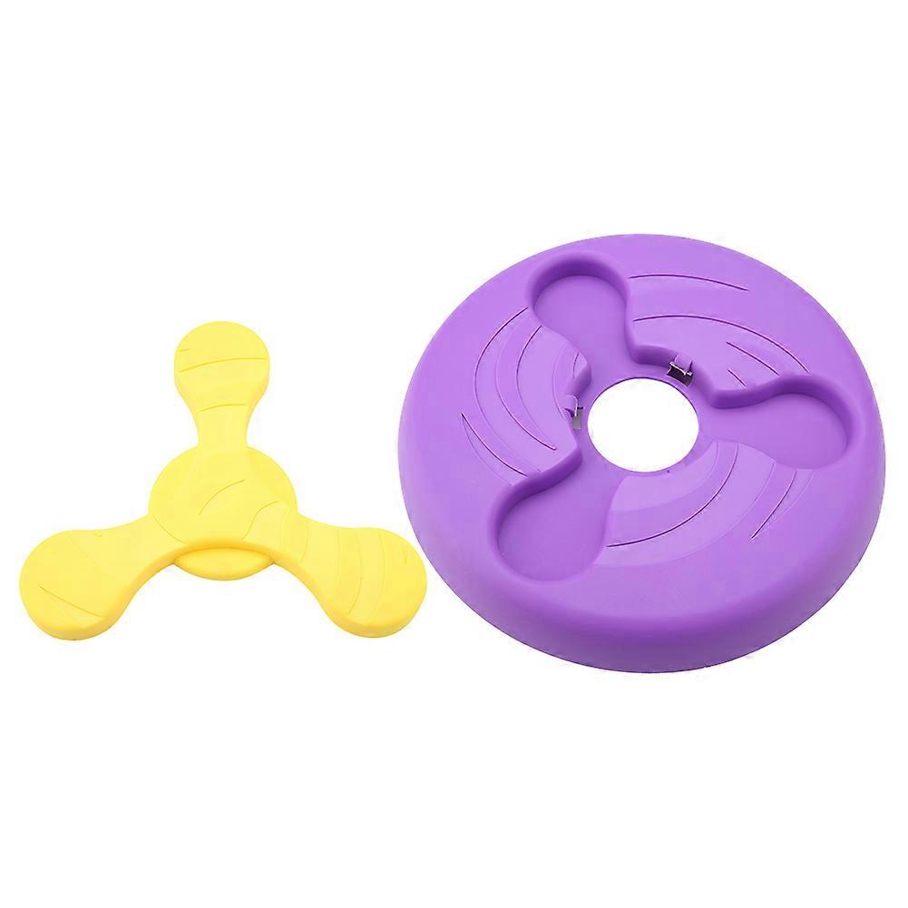 Dog Flying Disc Training Toy - Durable Tooth-Resistant Bone for Interactive Play, Medium Size, Safe Material