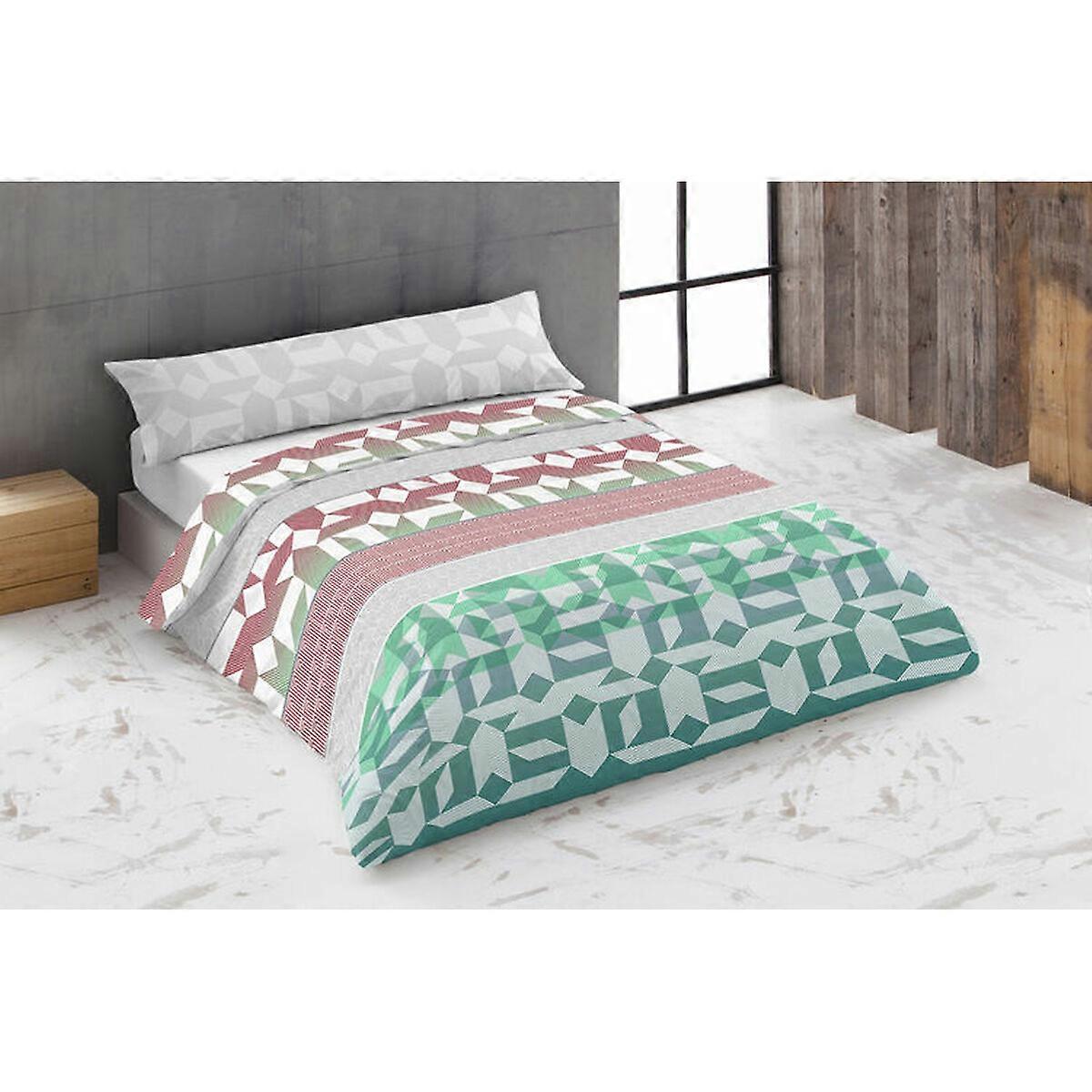 Duvet cover set Hosteline TRIPOLI green double mattress 2 pieces