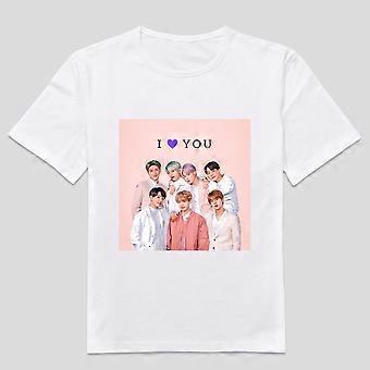 T-SKJORTE BTS MUSIKK HIP HOP K POPSTJERNE VINTAGE T-SKJORTE ARTIST POP Stil 0332