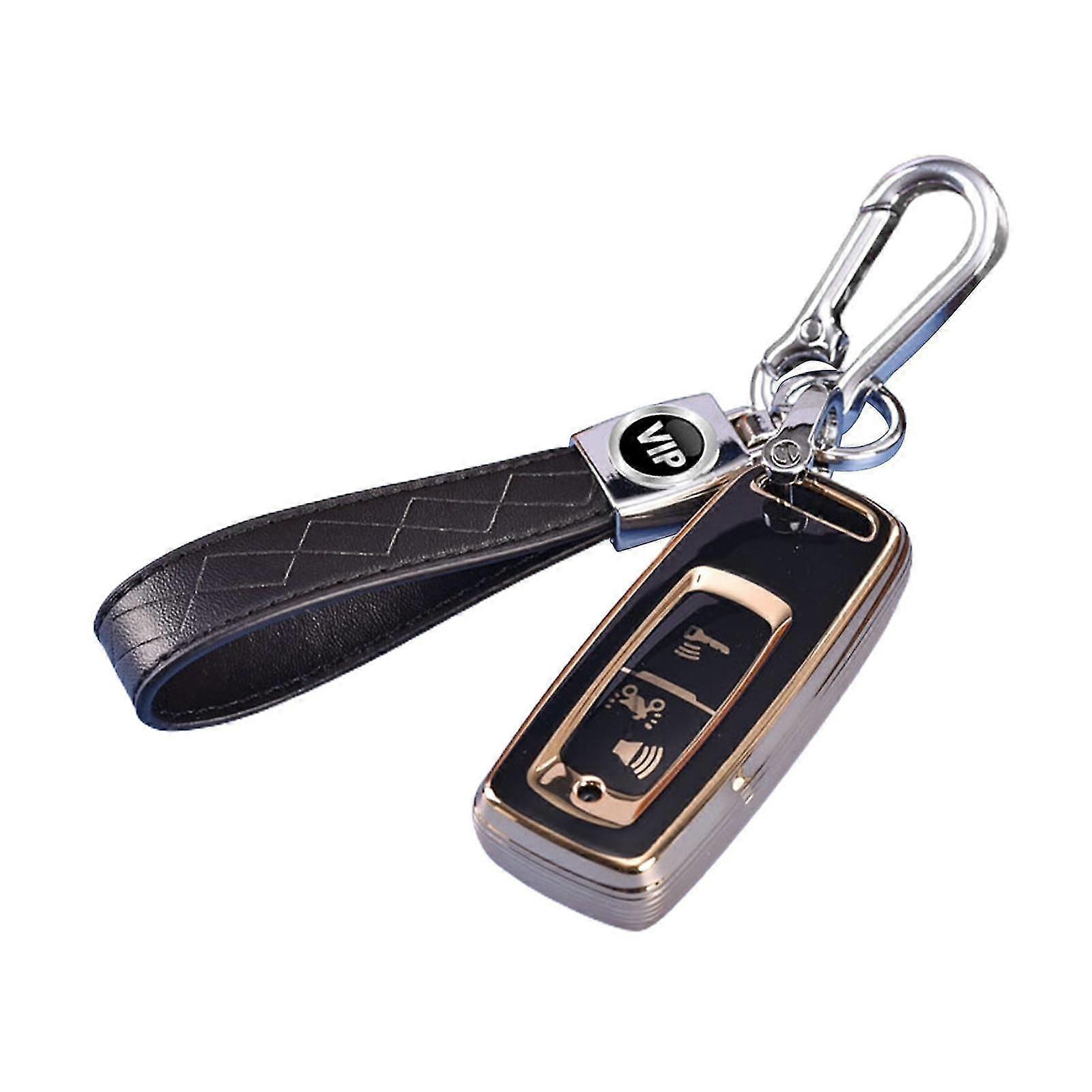 TPU Remote Control Key Shell Case Fob Cover compatible Honda SH Smooth Feel Type A Black High quality