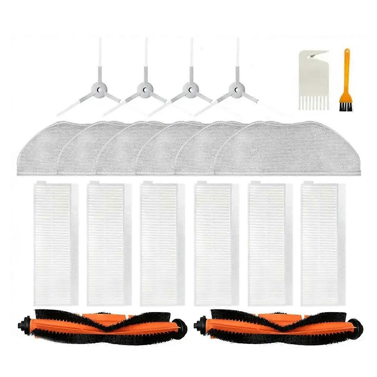 For V3 Max Robot Vacuum Cleaner Spare Parts Accessories V-RVCLM27B Main Side Brush Hepa Filter Mop R