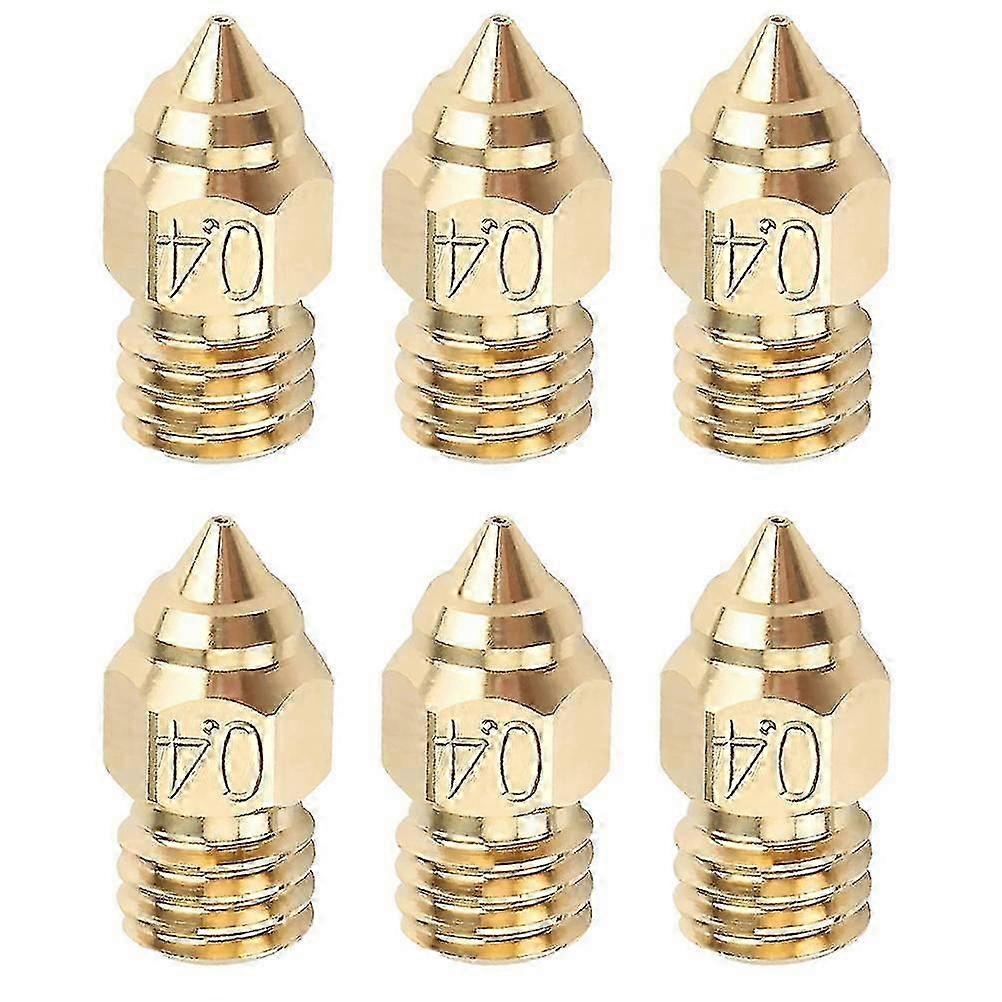 6 Pcs 3d Printers Accessories 3d Printer Thread Prints Nozzles 3d Printer Parts 3d Printer Nozzle