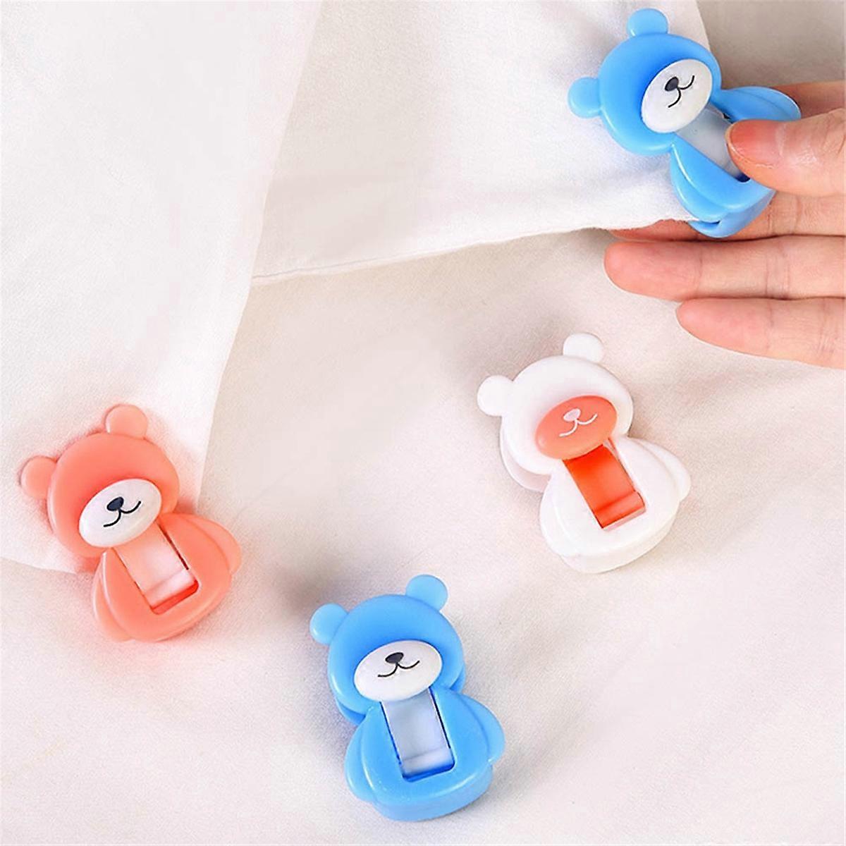 30PCS Bear Quilt Holder Invisible Needleless Sheet Quilt Cover