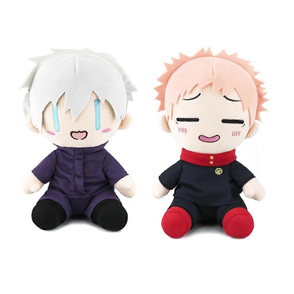 2 pcs Anime Character Plush Figure Large Soft for Hugging Sleep Together Home Sofa Decoration 9.05"/23cm