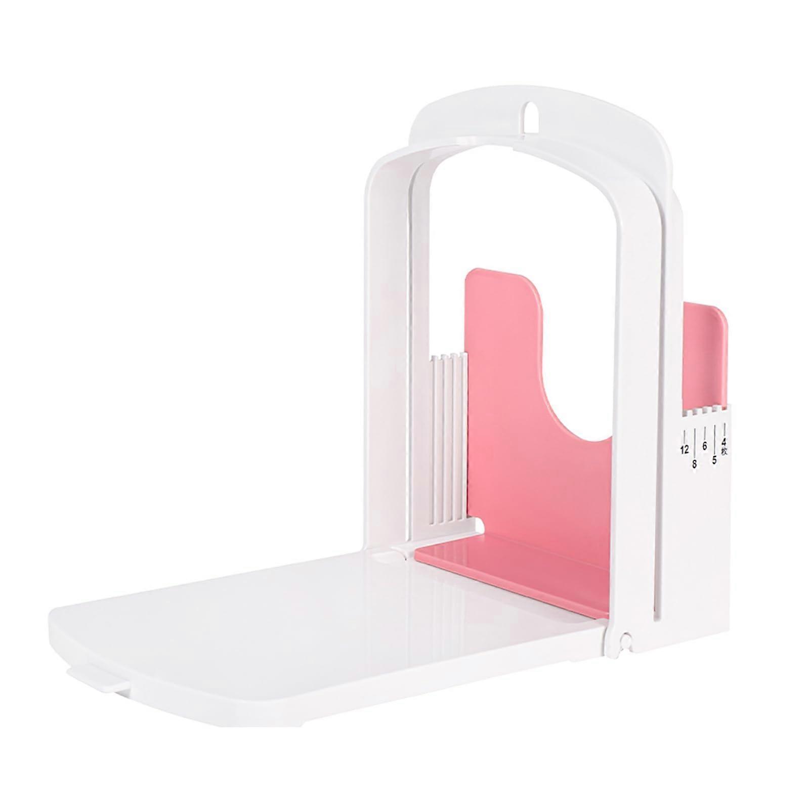 Collapsible Bread Slicer with Adjustable Guides, Foldable Manual Design, Ideal for Kitchen, Camping, and RV Use