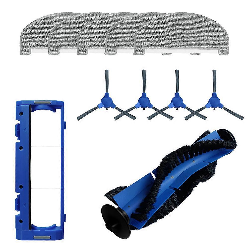 Main Brush/Side Brush/Wipe/Main Brush Cover Sweeper Robot Accessories for Eufy G40 G40 Hybrid (11pcs Set)