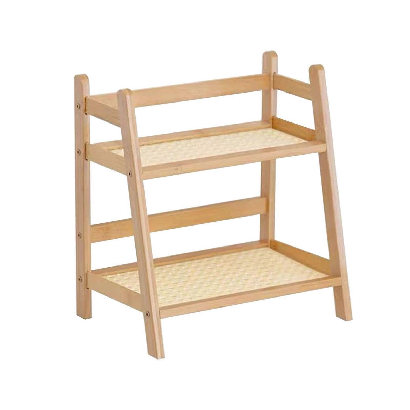 Desktop Storage Rack Double Layer Desktop Miscellaneous Storage Rack Concise And Stylish Dormitory Kitchen Organizing Rack