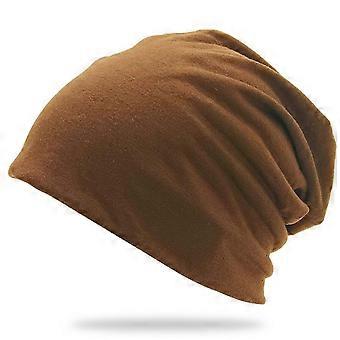 Unisex Slouch Strikket Lue Lue Myk Elastisk Vinterlue For Fotturer Ski Utendørs Sport