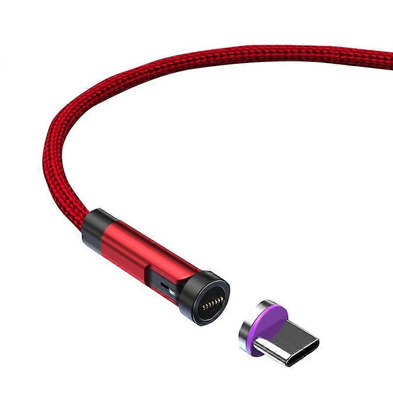 CC57 Rotary Magnetic Fast Charging Data Cable, Style: 2m + Type-C / USB-C Head