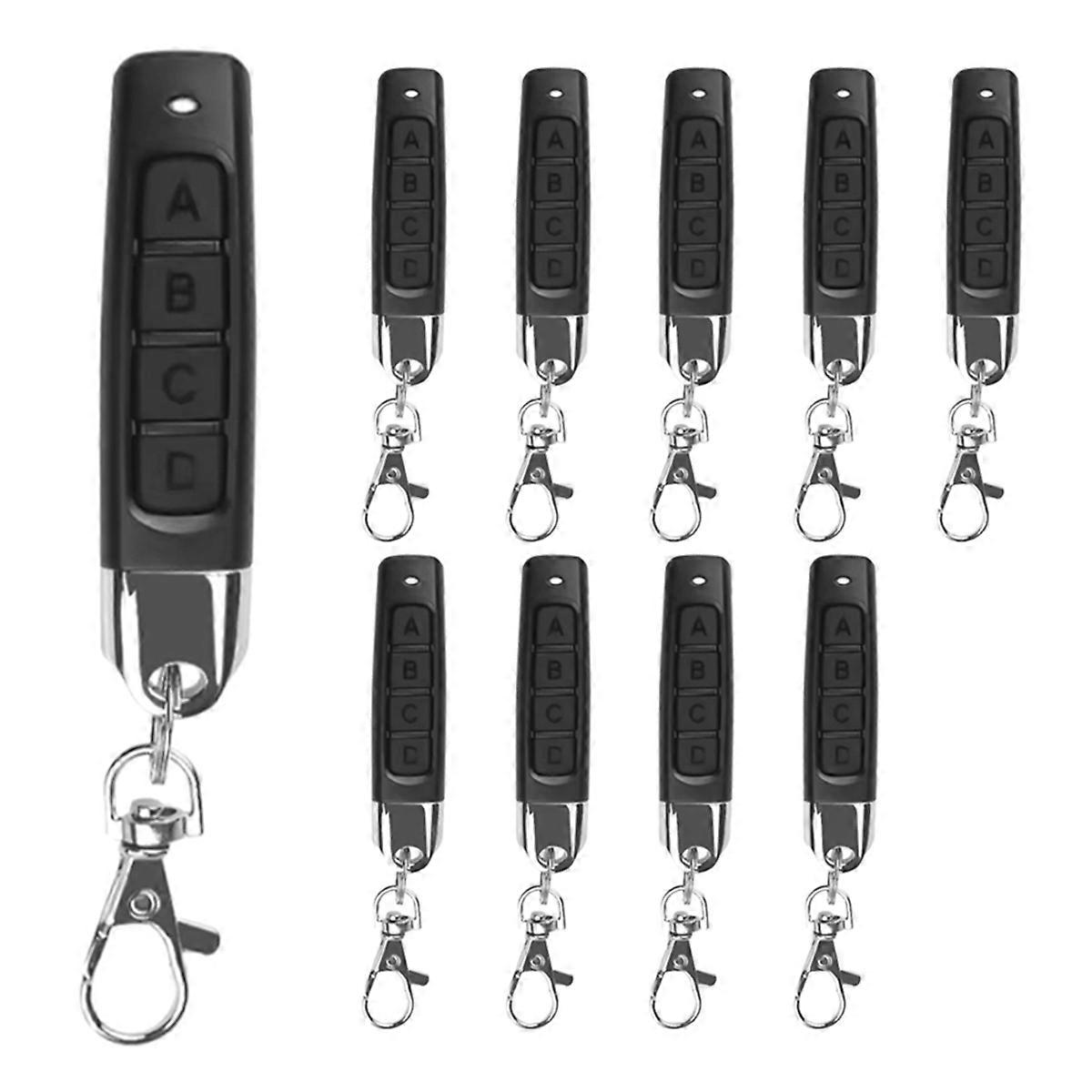 10PCS 433MHz Remote Control Duplicator 4-Button Car Key Garage