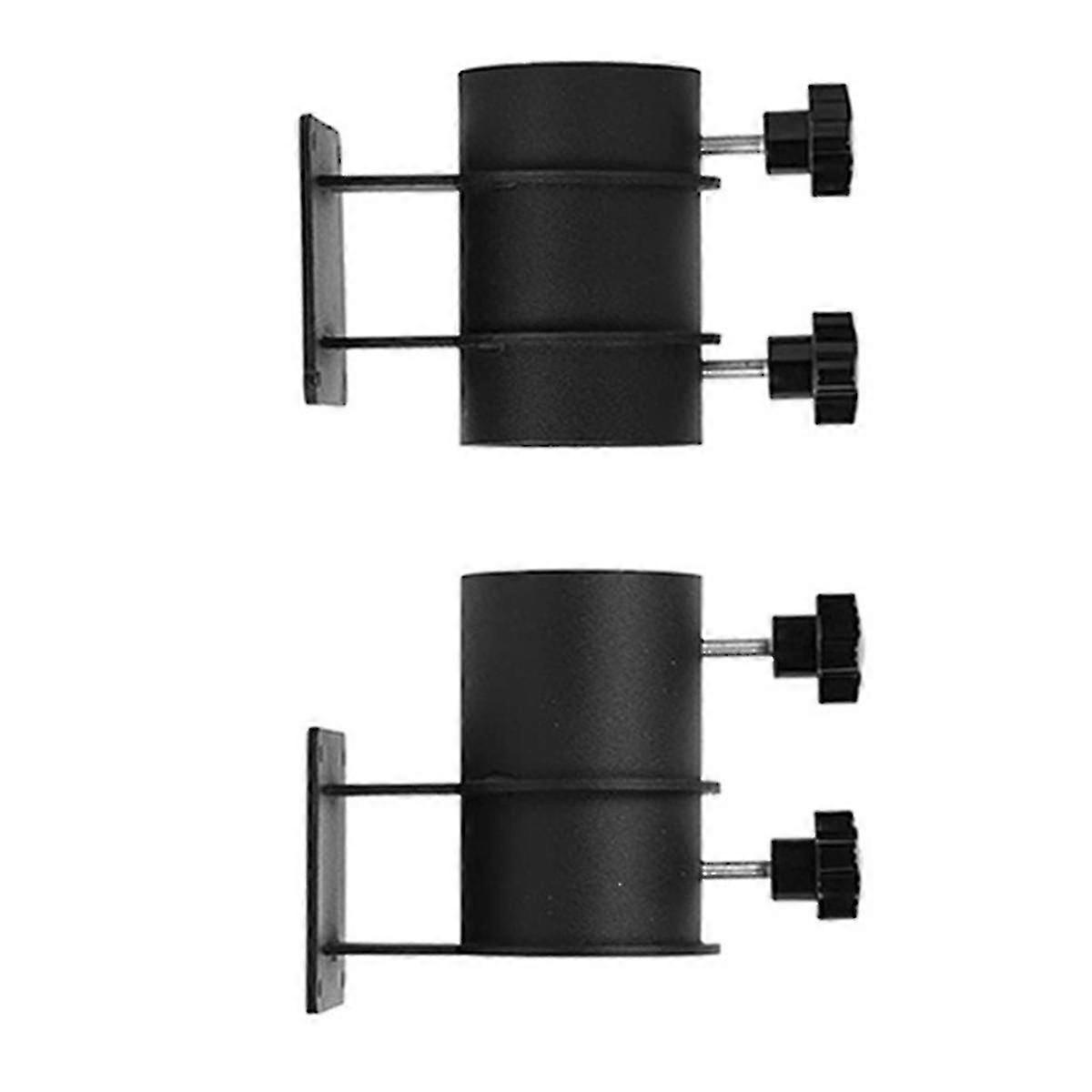 ヘビーデューティパティオ傘ホルダー、パティオ傘スタンド傘クランプマウントブラケットデッキ手すり用、デッキへのマウント2個