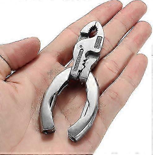 9-in-1 Compact Multitool Keychain with Screwdriver and Pocket Tools