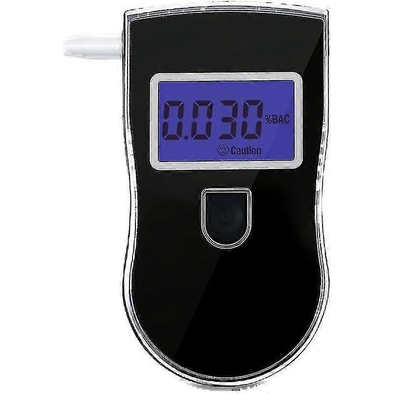 Electronic Breathalyzer, Professional Portable Alcohol Tester With Led Digital Display And 20 Mouthpieces, Semiconductor Sensitivity Sensor