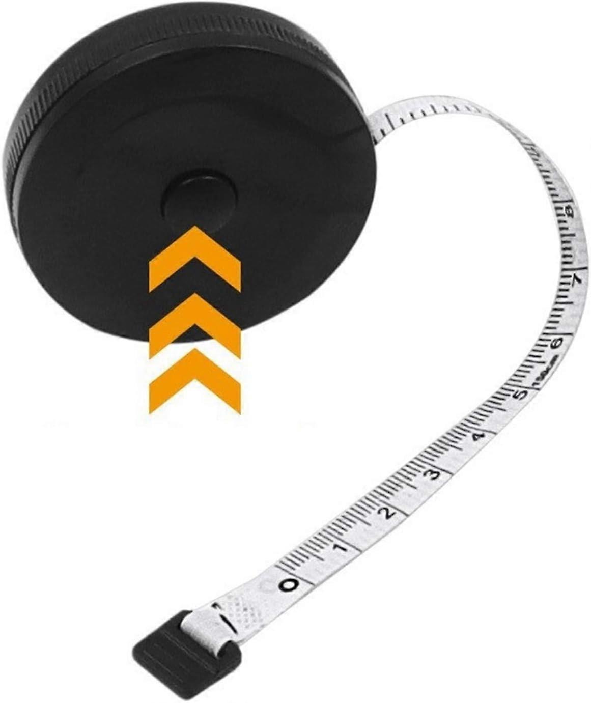 Tape Measures 150cm Black Tape Measure for Clothing Sizes Portable Sewing Tool Accessories