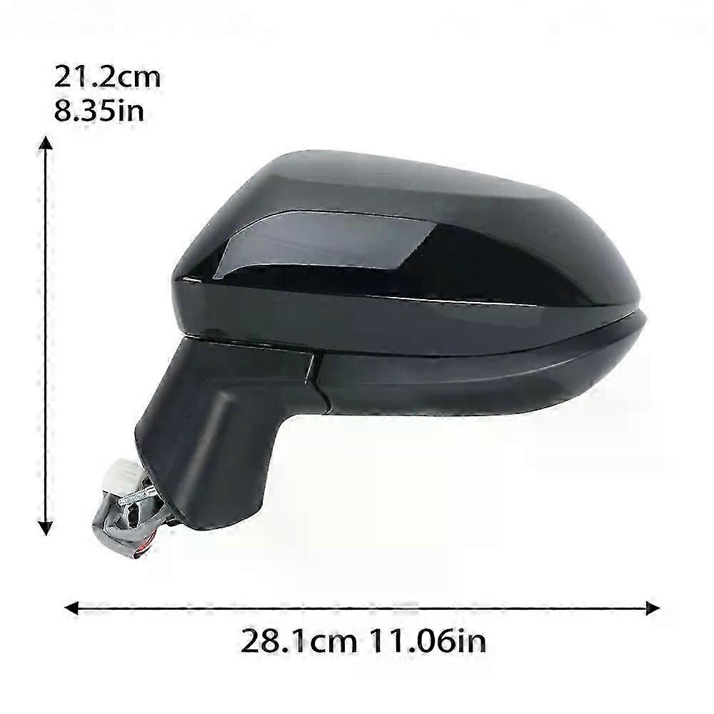 Applies to 3 Wires Rearview Mirror Assembly Suitable for Toyota Corolla 2020 2021 2022 2023 2024 US Version Black Side Door Mirror Car Accessories