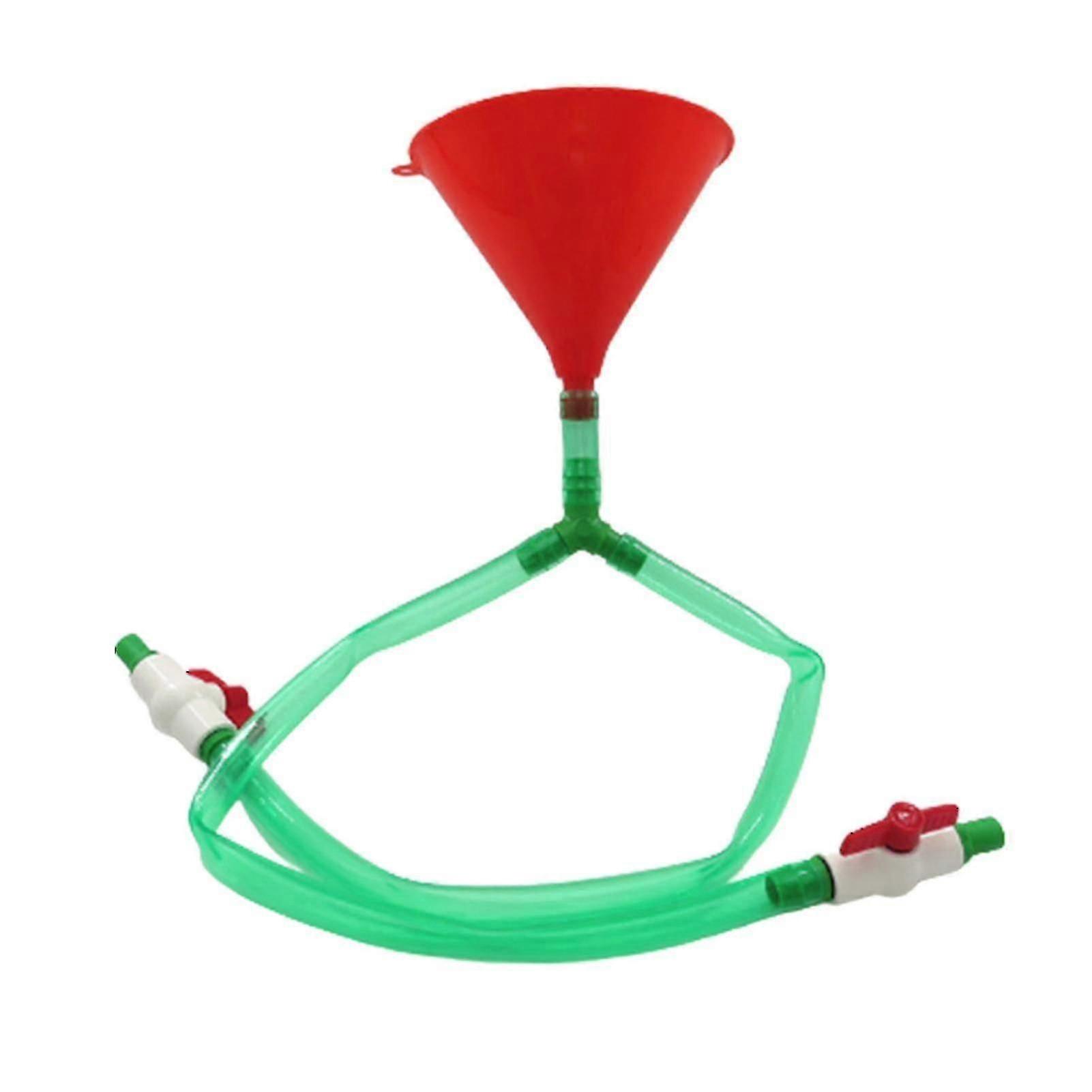 Portable Double Head Bar Accessories Holiday Beer Funnel Tube Party Supplies