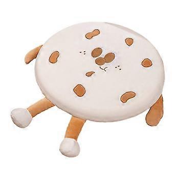 Biscoito Travesseiro Redondo Biscoito Brinquedo de Pelúcia Comida Realista Lanche Assento Almofada Brinquedo de Pelúcia Prop Presente Branco