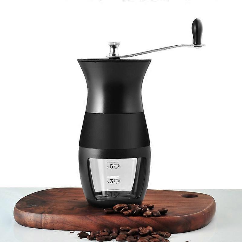 Hand Shaking Coffee Grinding Bean Machine Home Portable Coffee Machine Black