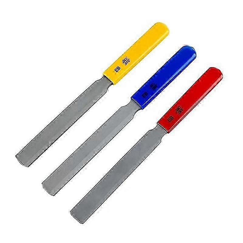 3 Pieces Conical Guitar Nut File Nut Slot File Set Double Edge Wire File Electric Bass Nut File Wire