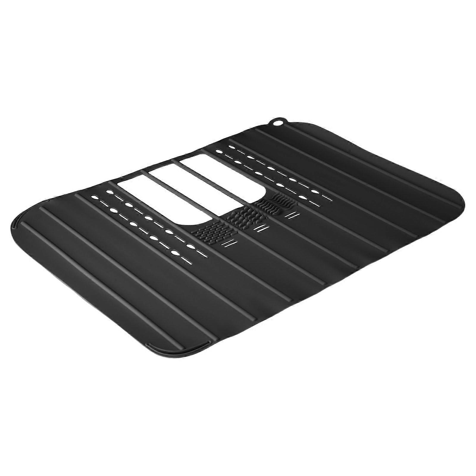 Foldable Silicone Sink Covers for Beauty Makeup Brush Mat, Small Bathroom Organizers, Model Ref: 6821